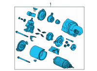 OEM 2022 Acura RDX Starter Motor Assembly Diagram - 31200-5YF-A01