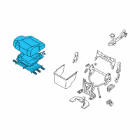 OEM 2006 Nissan Quest Cushion Assy-Rear Seat Diagram - 88300-5Z202