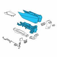 OEM 2019 Buick Regal Sportback Center Console Diagram - 39034352