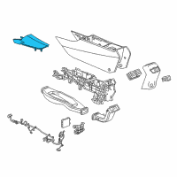 OEM 2019 Buick Regal TourX Front Trim Diagram - 39034354