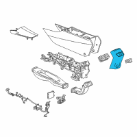 OEM Buick Regal TourX Front Trim Diagram - 13485290