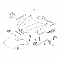 OEM 1995 BMW 318i Bowden Cable Diagram - 51-23-1-977-391