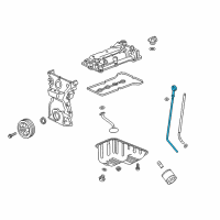 OEM Chevrolet Spark EV Dipstick Diagram - 25186847