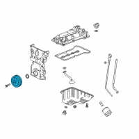 OEM 2015 Chevrolet Spark EV Vibration Damper Diagram - 25190821