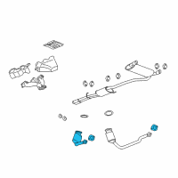 OEM Saturn Vue Converter & Pipe Diagram - 96817444