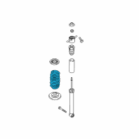 OEM Hyundai Elantra GT Spring-Rear Diagram - 55350-F2350