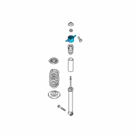 OEM Hyundai Kona Bracket-Shock Absorber Mounting Diagram - 55330-F2100