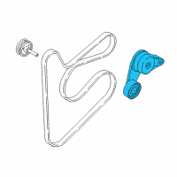 OEM Kia Forte5 Tensioner Assembly Diagram - 252812E350