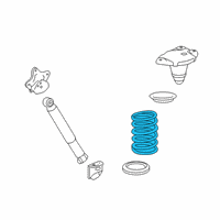 OEM 2020 Lexus RX350L Spring, Coil, RR Diagram - 48231-48711