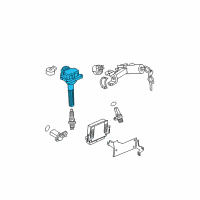 OEM 2007 Infiniti FX35 Ignition Coil Assembly Diagram - 22448-AL61C