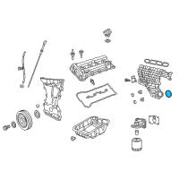 OEM 2017 Jeep Compass Throttle Body Gasket Diagram - 4884551AA