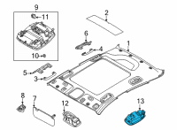 OEM Kia K5 Lamp Assembly-Rear PERSO Diagram - 92870J7050WK