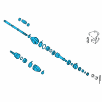 OEM 2019 Nissan Pathfinder Shaft Ft Drive Diagram - 39101-9PM0E