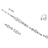 OEM 2017 Nissan Pathfinder Ring Snap C Diagram - 39734-16R00