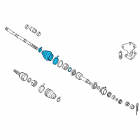 OEM Infiniti QX60 Dust Boot Kit-Repair, Inner Diagram - C9741-JG04B