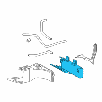 OEM 2017 Toyota Highlander Transmission Cooler Diagram - 32910-0E070