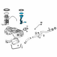 OEM 2021 Jeep Cherokee Fuel PUMP/LEVEL Unit Diagram - 68433938AB