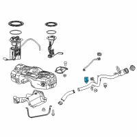 OEM 2014 Jeep Cherokee Clip-Fuel Line Diagram - 6510339AA