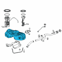 OEM Jeep Cherokee Fuel Tank Diagram - 68260957AC