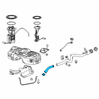 OEM 2015 Jeep Cherokee Hose-Fuel Filler Diagram - 68184779AA