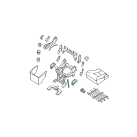 OEM 2008 Nissan Quest Stay Assy-Cushion, Rear Seat Diagram - 88306-5Z000