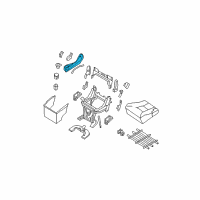 OEM 2008 Nissan Quest Cup Holder Assembly Diagram - 88337-ZM10B