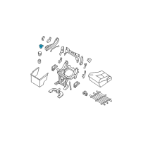 OEM 2008 Nissan Quest Cup Holder Assembly Diagram - 88741-ZM00A