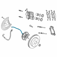 OEM 2022 Ram 1500 WHEEL SPEED Diagram - 68451032AC