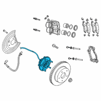 OEM 2021 Ram 1500 HUB/BRG-Brake Diagram - 68237141AG