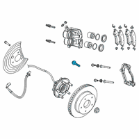 OEM 2022 Ram 1500 Bolt-Hex FLANGE Head Diagram - 6513034AA