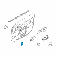 OEM 2009 Mercury Milan Lock Switch Diagram - 7E5Z-14028-AA