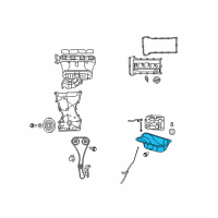 OEM 2012 Dodge Caliber Pan-Engine Oil Diagram - 4884665AF