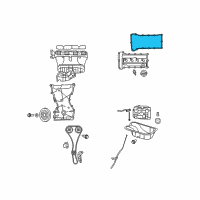 OEM 2017 Jeep Patriot Gasket-Cylinder Head Cover Diagram - 4884762AA
