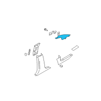 OEM Ford Edge Windshield Pillar Trim Diagram - 7T4Z-7803599-AA