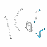 OEM 2014 Hyundai Sonata Hose Assembly-Oil Cooler Diagram - 25420-4R000