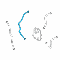 OEM Hyundai Sonata Hose Assembly-Radiator, Upper Diagram - 25414-4R500