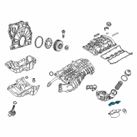 OEM BMW Sealing Kit, Heat Exchanger Diagram - 11-42-8-591-462