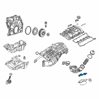OEM 2022 BMW 530i Sealing Kit, Heat Exchanger Diagram - 11-42-8-591-462