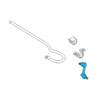 OEM Lexus SC430 Link Assy, Rear Stabilizer, RH Diagram - 48830-50030