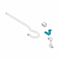 OEM 1985 Toyota Cressida Stabilizer Bar Bracket Diagram - 48824-22060