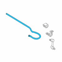 OEM Lexus LS430 Bar, Stabilizer, Rear Diagram - 48812-50120