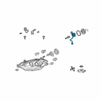 OEM Acura RDX Igniter, Hid Diagram - 33129-STK-A01