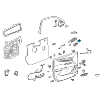 OEM 2018 Cadillac Escalade Memory Switch Diagram - 84537076