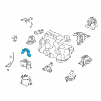 OEM 2015 Honda Accord Stpr, FR Engine Mounting ( Diagram - 50835-T2F-A01