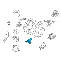 OEM 2017 Honda Accord Bracket, FR Mounting (2.4L Diagram - 50630-T2F-A01