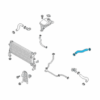 OEM 2019 Hyundai Elantra Hose Assembly-Radiator, Upper Diagram - 25414-F2400