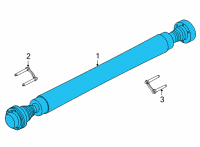 OEM 2021 Ford Mustang Drive Shaft Assembly Diagram - KR3Z-4602-A
