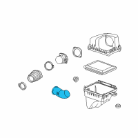OEM 2006 Chevrolet Equinox Duct-Front Intake Air Diagram - 22694196
