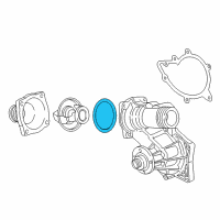 OEM BMW 850CSi Gasket Ring Diagram - 11-51-1-705-408