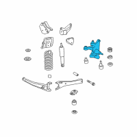OEM 2022 Ford F-250 Super Duty Knuckle Diagram - HC3Z-3106-C
